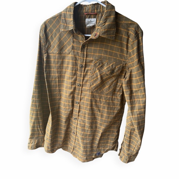 L.L. Bean Other - LL Bean Retro Plaid Single Pocket Button Down Men's Shirt Size Medium